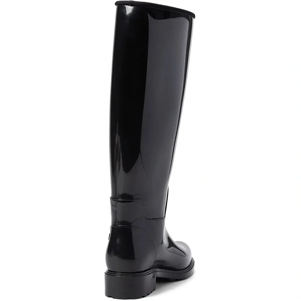 Black Melissa Fullness Rain Boot_2